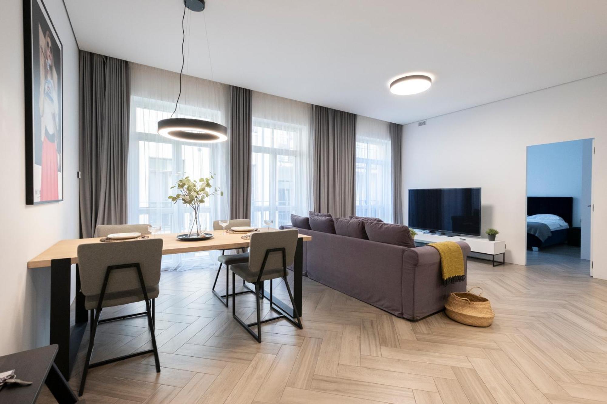 Cohost I Oldtown 60M2 Apt W-Garage Parking, Balcony & Self Check-In VNO Exterior foto