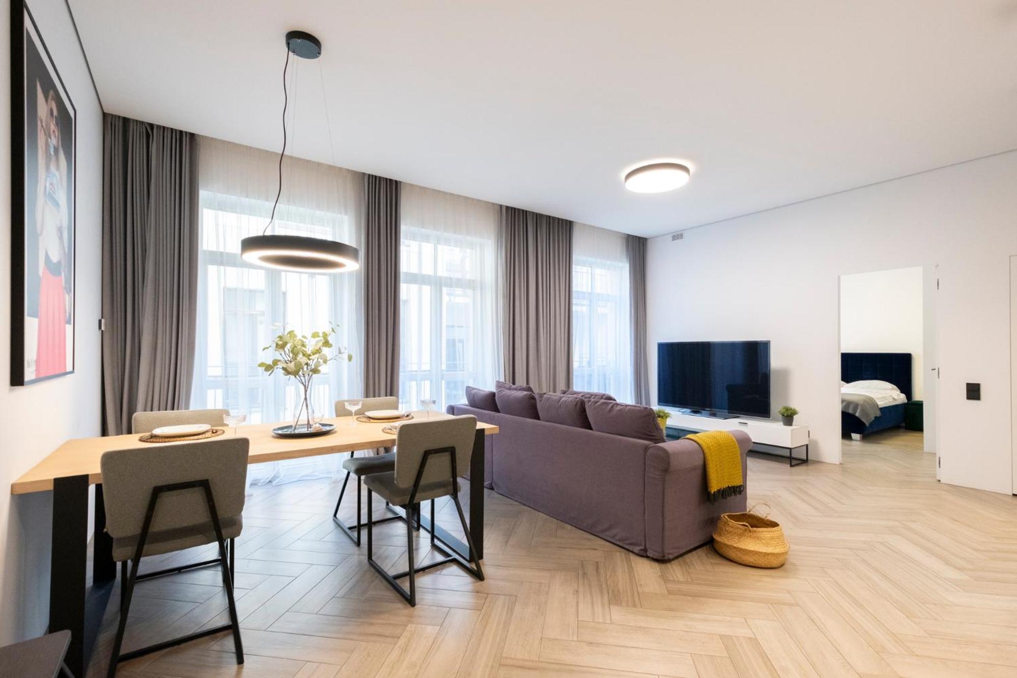 Cohost I Oldtown 60M2 Apt W-Garage Parking, Balcony & Self Check-In VNO Exterior foto